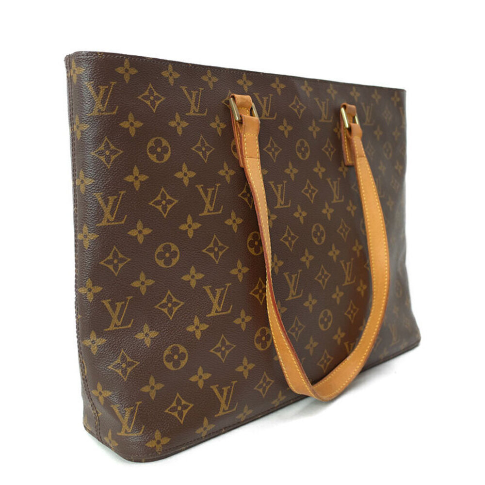 Louis Vuitton Luco Bag Tote Brown Monogram